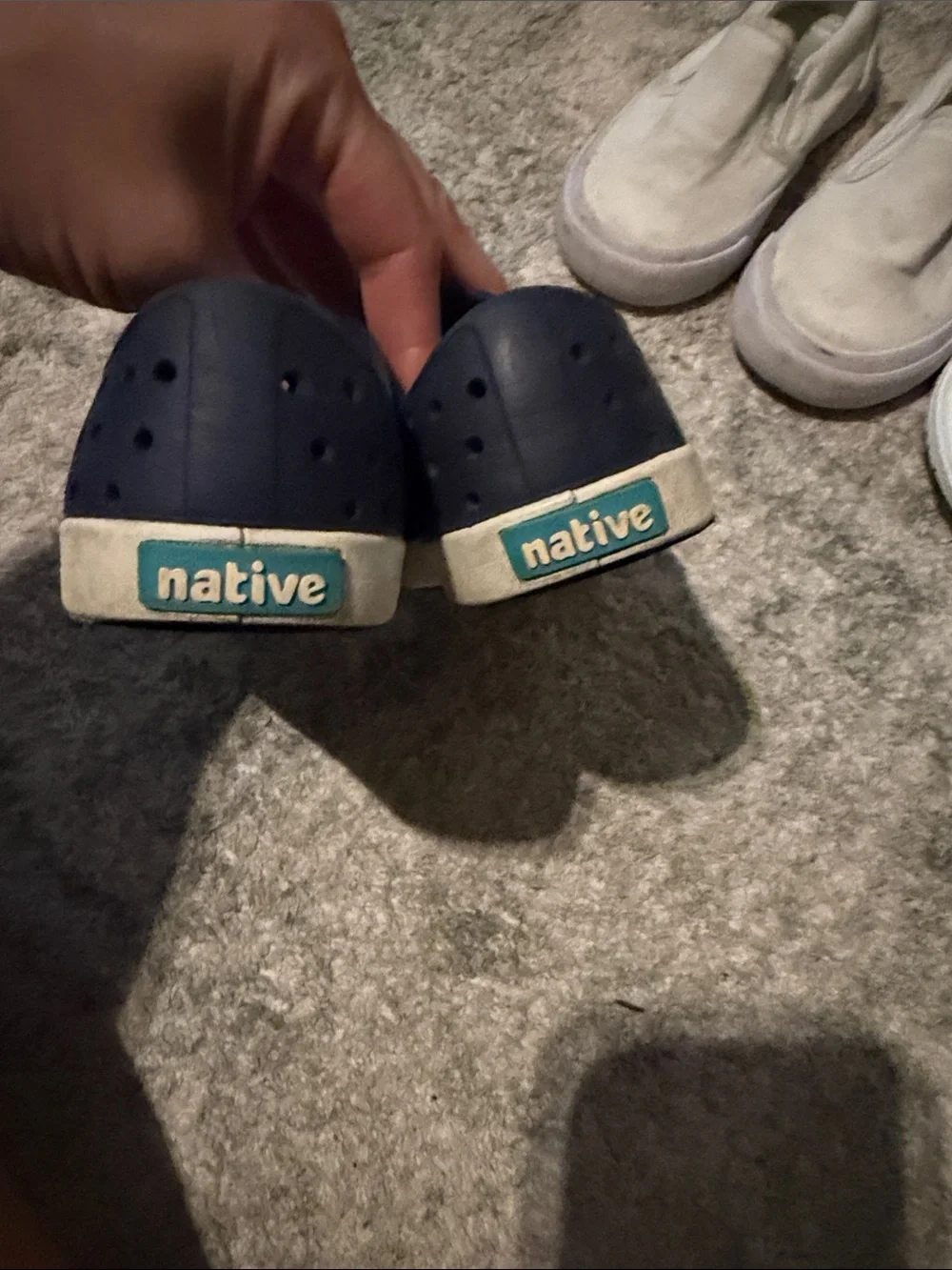 Toddler Slip-On Canvas Sneakers in White - Unbranded